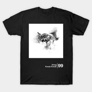 Smog - Knock Knock / Minimalist Artwork Design T-Shirt